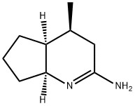 3H-Cyclopenta[b]pyridin-2-amine,4,4a,5,6,7,7a-hexahydro-4-methyl-,[4S- Struktur