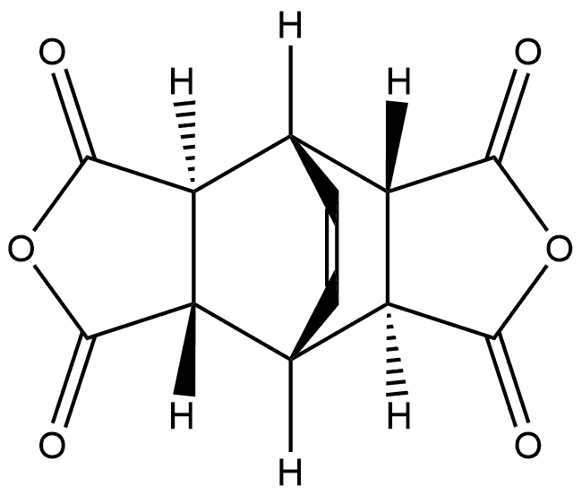 4,8-Etheno-1H,3H-benzo[1,2-c:4,5-c']difuran-1,3,5,7-tetrone, 3a,4,4a,7a,8,8a-hexahydro-, (3aα,4α,4aβ,7aα,8α,8aβ)- Struktur