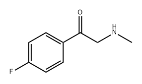 Ethanone, 1-(4-fluorophenyl)-2-(methylamino)- Struktur