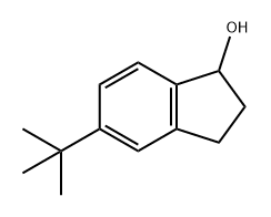 1H-Inden-1-ol, 5-(1,1-dimethylethyl)-2,3-dihydro- Struktur