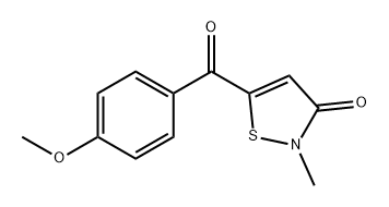 3(2H)-Isothiazolone, 5-(4-methoxybenzoyl)-2-methyl-