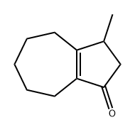 1(2H)-Azulenone, 3,4,5,6,7,8-hexahydro-3-methyl- Struktur