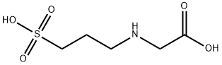 Glycine, N-(3-sulfopropyl)- Struktur