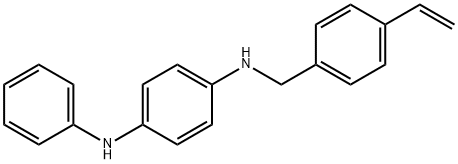 N1-[(4-Ethenylphenyl)methyl]-N4-phenyl-1,4-benzenediamine Struktur