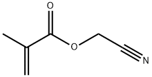 2-Propenoic acid, 2-methyl-, cyanomethyl ester Struktur