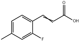 2-Fluoro-4-methylcinnamic acid Struktur