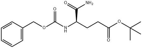 Pentanoic acid, 5-amino-5-oxo-4-[[(phenylmethoxy)carbonyl]amino]-, 1,1-dimethylethyl ester, (4R)- Struktur