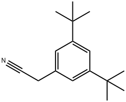 Benzeneacetonitrile, 3,5-bis(1,1-dimethylethyl)- Struktur