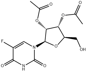 Uridine, 5-fluoro-, 2',3'-diacetate Struktur