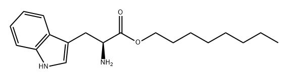 tryptophan octyl ester Struktur