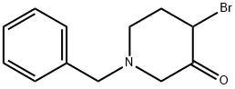 3-Piperidinone, 4-bromo-1-(phenylmethyl)- Struktur