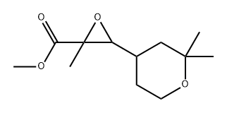 2-Oxiranecarboxylic acid, 2-methyl-3-(tetrahydro-2,2-dimethyl-2H-pyran-4-yl)-, methyl ester