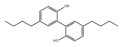 [1,1'-Biphenyl]-2,2'-diol, 5,5'-dibutyl- Struktur