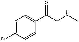 Ethanone, 1-(4-bromophenyl)-2-(methylamino)- Struktur