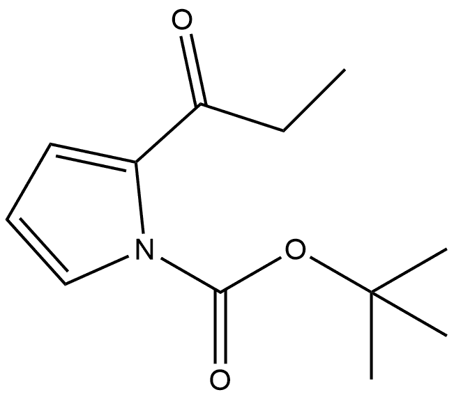 1H-Pyrrole-1-carboxylic acid, 2-(1-oxopropyl)-, 1,1-dimethylethyl ester