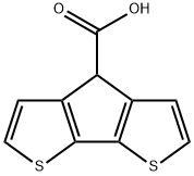 4H-Cyclopenta[2,1-b:3,4-b']dithiophene-4-carboxylic acid Struktur