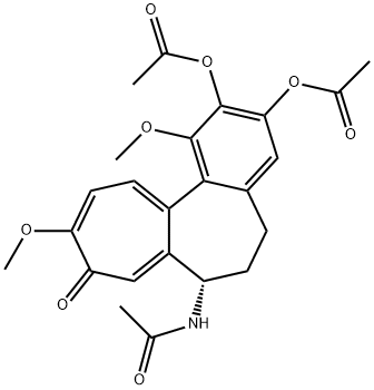 2,3-Diacetyl-dedimethylcolchicine Struktur