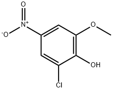 Phenol, 2-chloro-6-methoxy-4-nitro- Struktur