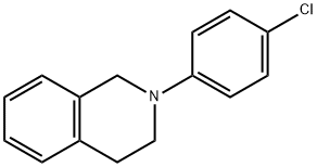 Isoquinoline, 2-(4-chlorophenyl)-1,2,3,4-tetrahydro- Struktur