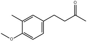 2-Butanone, 4-(4-methoxy-3-methylphenyl)- Struktur