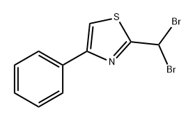 Thiazole, 2-(dibromomethyl)-4-phenyl-