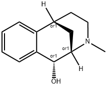 2,6-Methano-3-benzazocin-1-ol,1,2,3,4,5,6-hexahydro-3-methyl-,(1alpha,2bta,6bta)-(9CI) Struktur