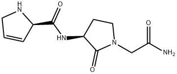 1H-Pyrrole-2-carboxamide,N-[1-(2-amino-2-oxoethyl)-2-oxo-3-pyrrolidinyl]-2,5- Struktur