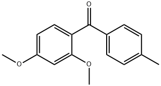 Methanone, (2,4-dimethoxyphenyl)(4-methylphenyl)- Struktur