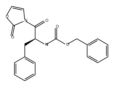 Carbamic acid, [2-oxo-2-(2-oxo-3(2H)-oxazolyl)-1-(phenylmethyl)ethyl]-, phenylmethyl ester, (S)- (9CI)