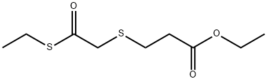 Propanoic acid, 3-[[2-(ethylthio)-2-oxoethyl]thio]-, ethyl ester