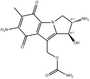 1-hydroxy-2,7-diaminomitosene Struktur