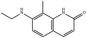 2(1H)-Quinolinone,7-(ethylamino)-8-methyl-(9CI) Struktur