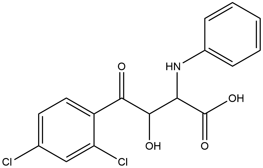 Benzenebutanoic acid, 2,4-dichloro-β-hydroxy-γ-oxo-α-(phenylamino)-