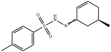 Benzenesulfonic acid, 4-methyl-, (5-methyl-2-cyclohexen-1-ylidene)hydrazide, (R)- (9CI)