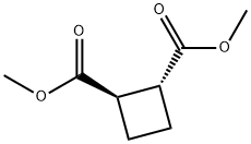 1,2-Cyclobutanedicarboxylic acid, dimethyl ester, (1R-trans)- (9CI) Struktur