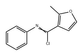 3-Furancarboximidoyl chloride, 2-methyl-N-phenyl-