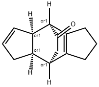 4,8-Ethano-s-indacen-9-one,1,2,3,4,4a,5,7a,8-octahydro-,(4R,4aS,7aR,8S)-rel-(9CI) Struktur