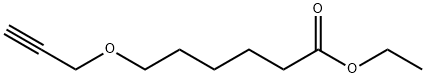 Hexanoic acid, 6-(2-propyn-1-yloxy)-, ethyl ester Struktur