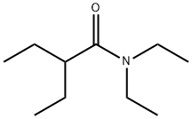 N,N,2-Triethylbutanamide Struktur