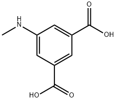 1,3-Benzenedicarboxylic acid, 5-(methylamino)- Struktur