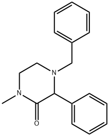 2-Piperazinone, 1-methyl-3-phenyl-4-(phenylmethyl)-