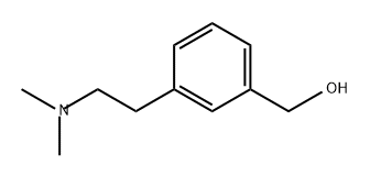 Benzenemethanol, 3-[2-(dimethylamino)ethyl]- Struktur