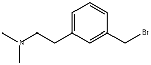 Benzeneethanamine, 3-(bromomethyl)-N,N-dimethyl- Struktur