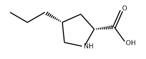 D-Proline, 4-propyl-, (4R)- Struktur