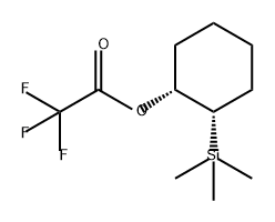 Acetic acid, trifluoro-, 2-(trimethylsilyl)cyclohexyl ester, cis- (9CI)