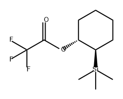 Acetic acid, trifluoro-, 2-(trimethylsilyl)cyclohexyl ester, trans- (9CI)