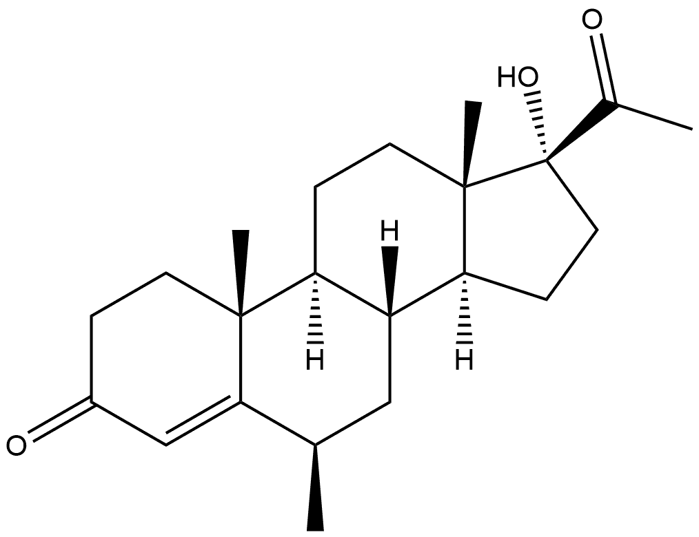 6β-Medroxyprogesterone Struktur