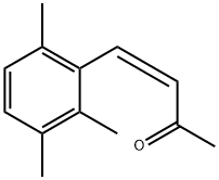 trimethylphenylbutenone,(3Z)-4-(2,3,6-trimethylphenyl)-3-buten-2-one Struktur