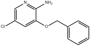 2-Pyridinamine, 5-chloro-3-(phenylmethoxy)- Struktur