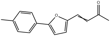 4-[5-(4-Methylphenyl)-2-furanyl]-3-buten-2-one Struktur